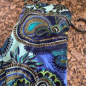 Paisley one piece swimsuit